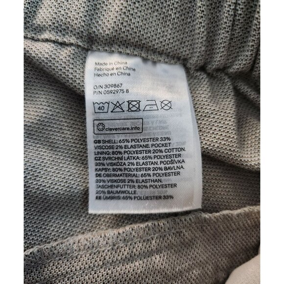 H&M Womens Light Gray Slim-Fit Trousers 4 - Picture 4 of 4